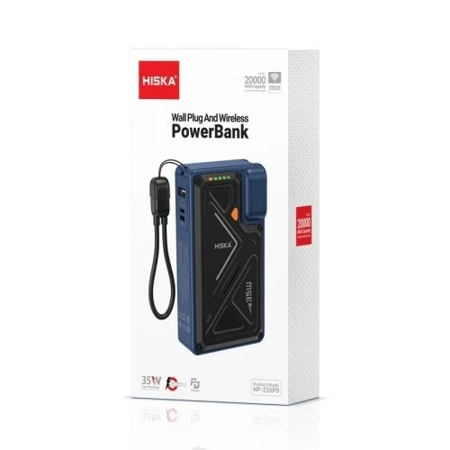 پاور بانک  هیسکا مدل HP 226PD ظرفیت 20000 میلی آمپر ساعت  کد ۹۷۳۲