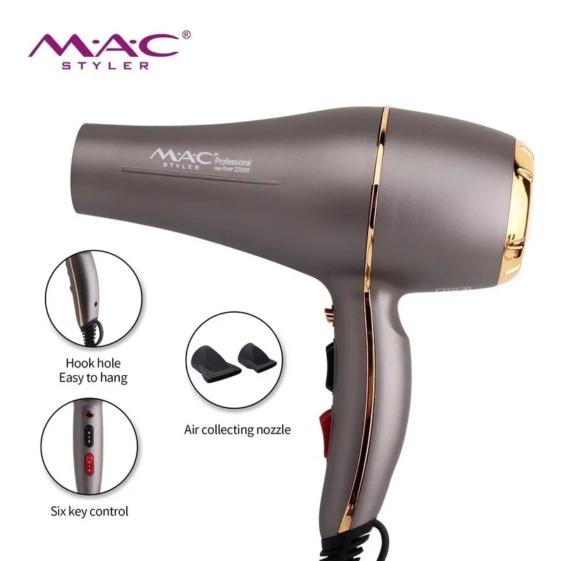 سشوار حرفه ای مک استایلر مدل MC-6687 کد ۹۶۱۵