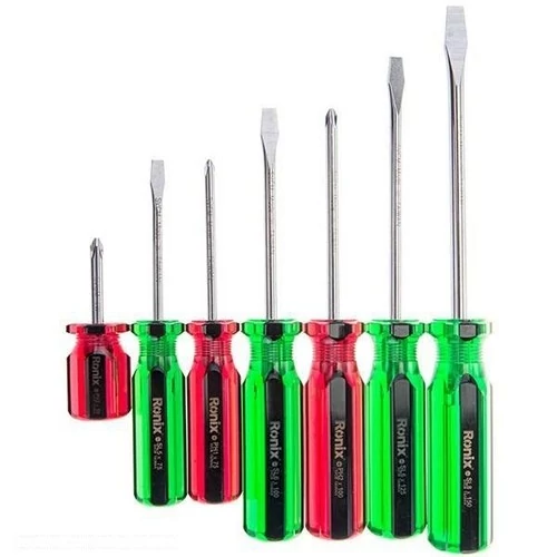 مجموعه ۷ عددی پیچ گوشتی رونیکس مدل RH2701 کد ۹۵۷۲
