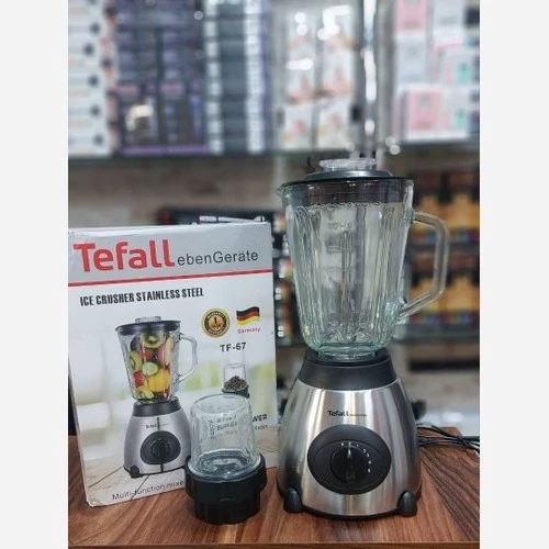 مخلوط کن دوکاره تفال مدل TF 67 ظرفیت 2 لیتر 5 سرعته  ۹۵۴۵