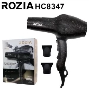 سشوار حرفه‌ای روزیا مدل HC8347 با توان ۲۲۰۰ وات و باد سرد