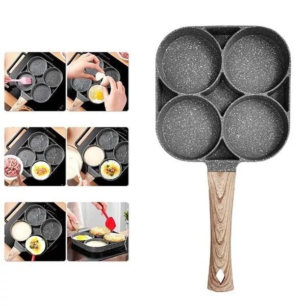 ماهیتابه گرانیتی سایز ۱۸ چهارخانه