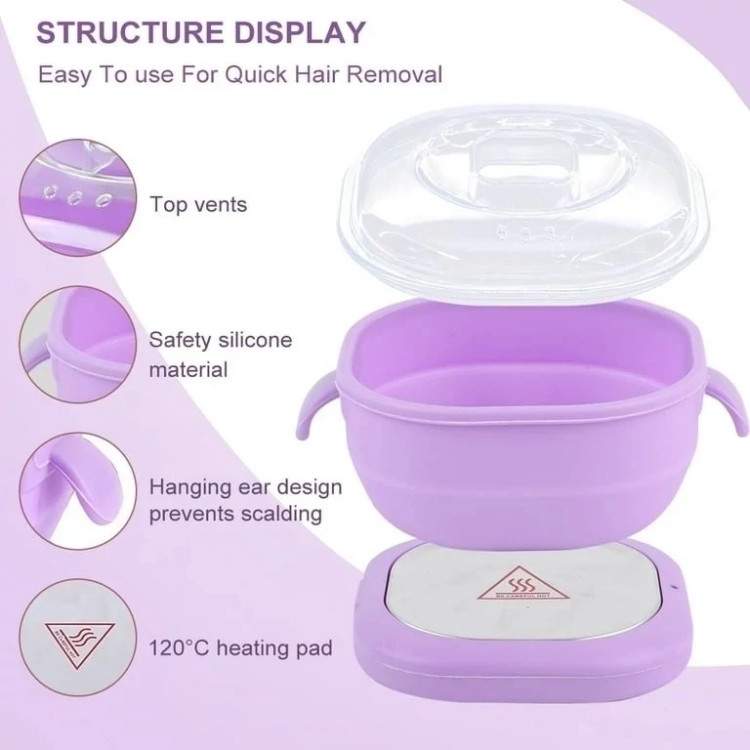 دستگاه وکس سیلیکونی مربع wax warmer 700