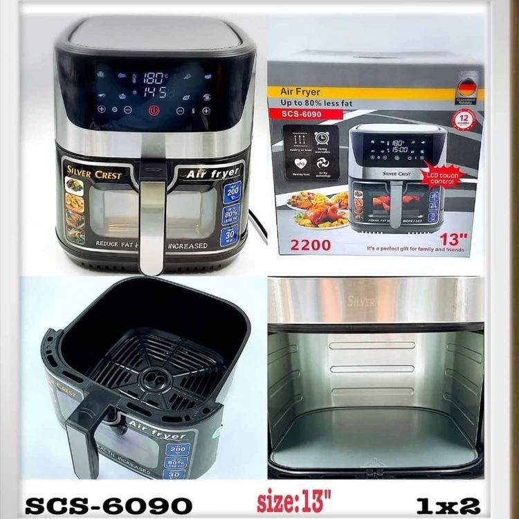 سرخ کن بدون روغن سیلور کرست مدل SCS-6090 ظرفیت 13 لیتر