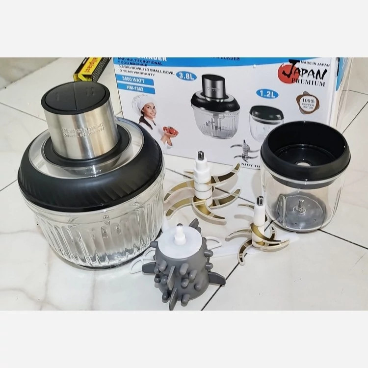 خردکن و آسیاب دوقلو پاناسونیک دو کاسه مدل HlM-1863