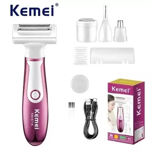 ماشین اصلاح کیمی مدل KM-6714 با برش مستقیم و استیل ضد زنگ