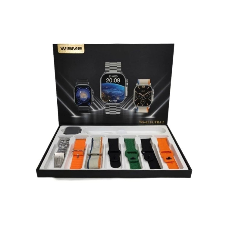 ساعت هوشمند ویسمی مدل WS-61 Ultra2 با ۷ بند متنوع و GPS