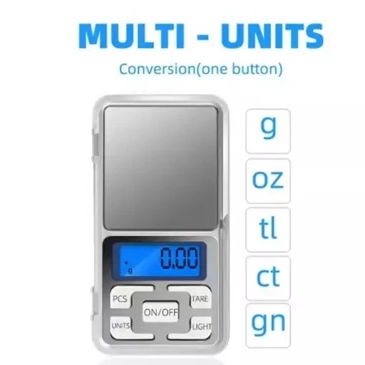ترازو دیجیتال جیبی مدل MH-200 ظرفیت ۲۰۰ گرم