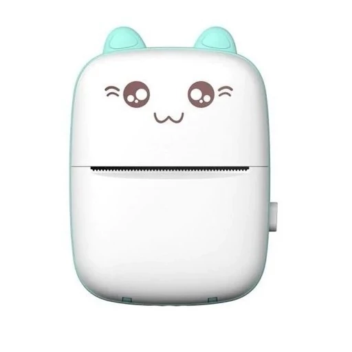 پرینتر حرارتی بی مدل Mini Printer طرح گربه