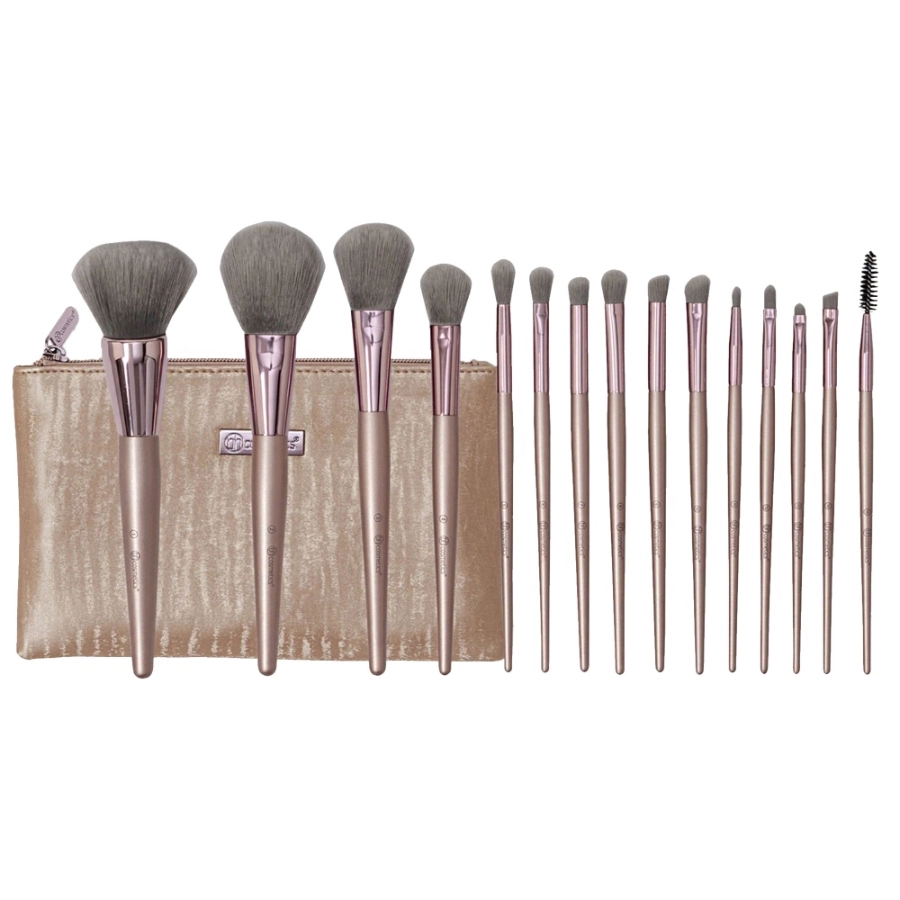 ست براش آرایشی بی اچ کازمتیکس مدل Lavish Elegance مجموعه 15 عددی