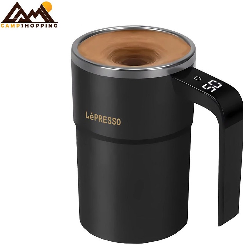 ماگ همزن دار لپرسو مدل LPCFFM0018 ظرفیت ۳۸۰ میلیلیتر استیل ضد زنگ