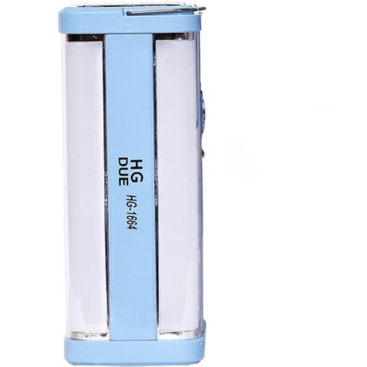 چراغ اضطراری خورشیدی HG DUE مدل HG-1664 رنگ مهتابی