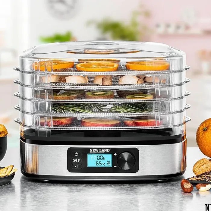 میوه خشک کن دیجیتال نیولند مدل NL-2993BS توان ۳۸۰ وات