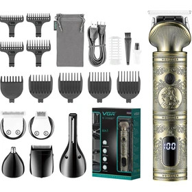 ماشین اصلاح وی جی آر مدل V-106 با تکنولوژی برش مستقیم و استیل ضد زنگ