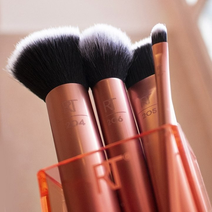 ست براش آرایشی ریل تکنیک مدل Flawless Base بسته ۴ تکه