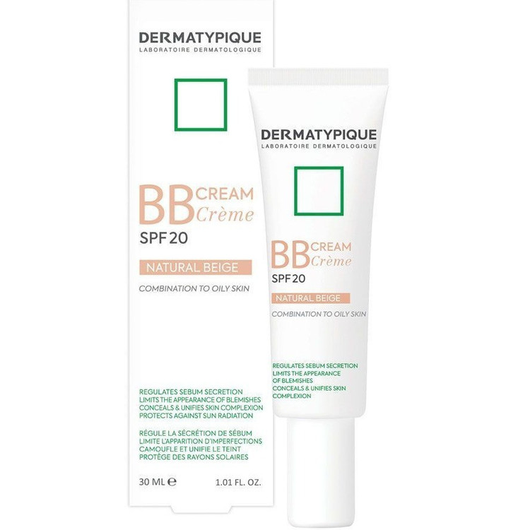 بی بی کرم درماتيپيک بژ طبیعی پوست چرب و مختلط 30 میل SPF20