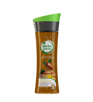 شامپو کراتینه هرباسنس مغذی مو با عصاره روغن آرگان و جوانه گندم آردن