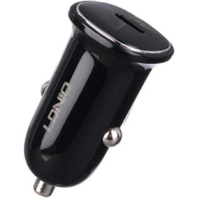 شارژر فندکی فست شارژ ماشین تایپ سی الدنیو C106 LDNIO C106 30W PD Type C Car Cha0