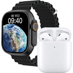 ساعت هوشمند ورنا مدل W49 Ultra With Airpod به همراه هندزفری بیسیم