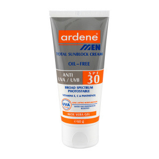 ضد آفتاب آردن مدل Oil Free مناسب آقایان با SPF30 حجم 60 گرم