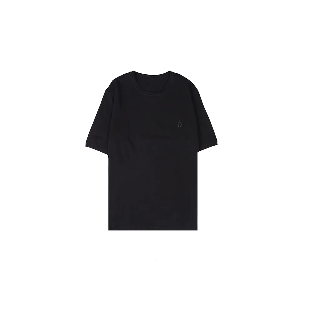 تیشرت مردانه ساده مشکی شارمین نخ و پنبه سایز XL 2XL