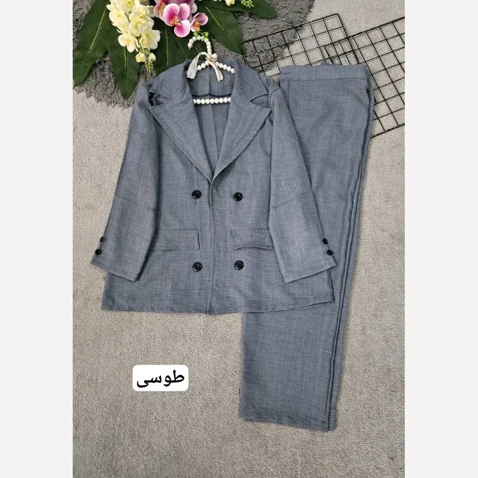 کت شلوار زنانه شانتون صوفیا فری سایز 38 تا 48