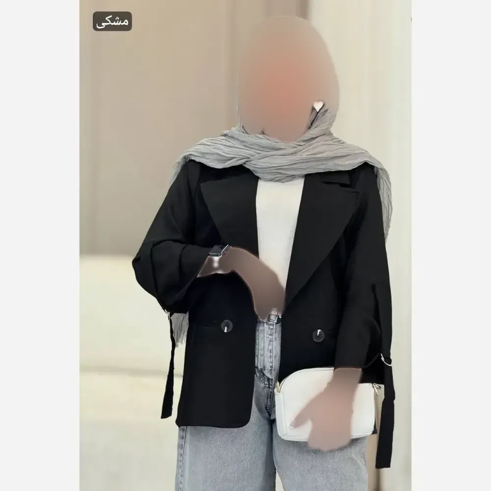 کت زنانه مدل طیبه جنس شانتون فری سایز 38 تا 48