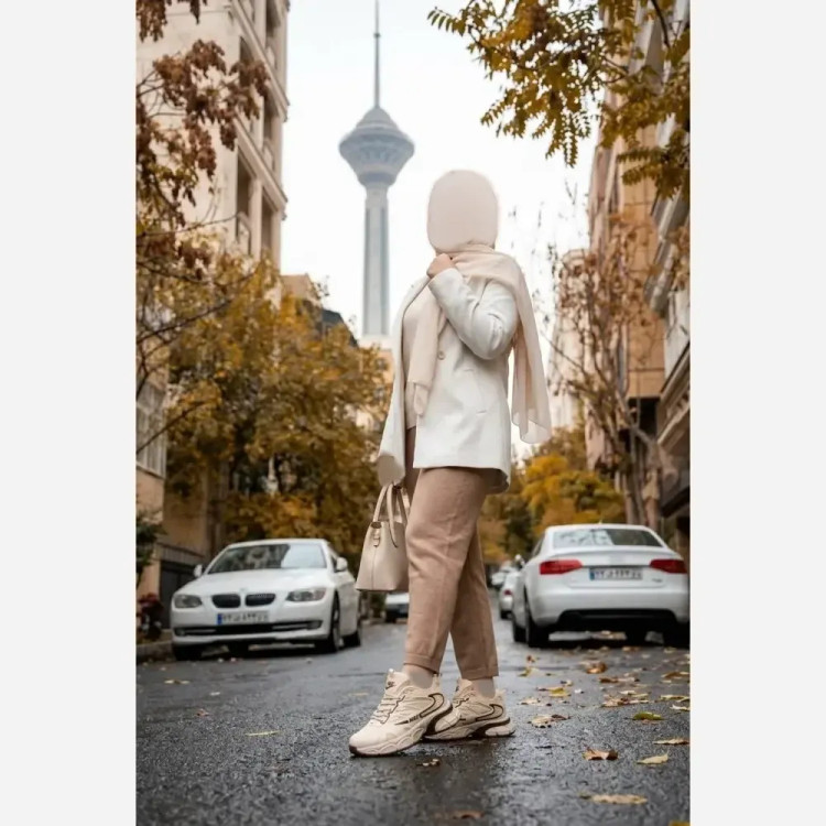 کفش طبی تابستانه زنانه مدل تبسم با پاشنه 6 سانت رنگ مشکی
