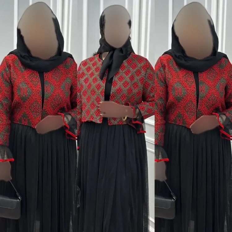 کت و دامن زنانه مدل گلرخ جنس تافته سوزن دوزی فری سایز 36 تا 46