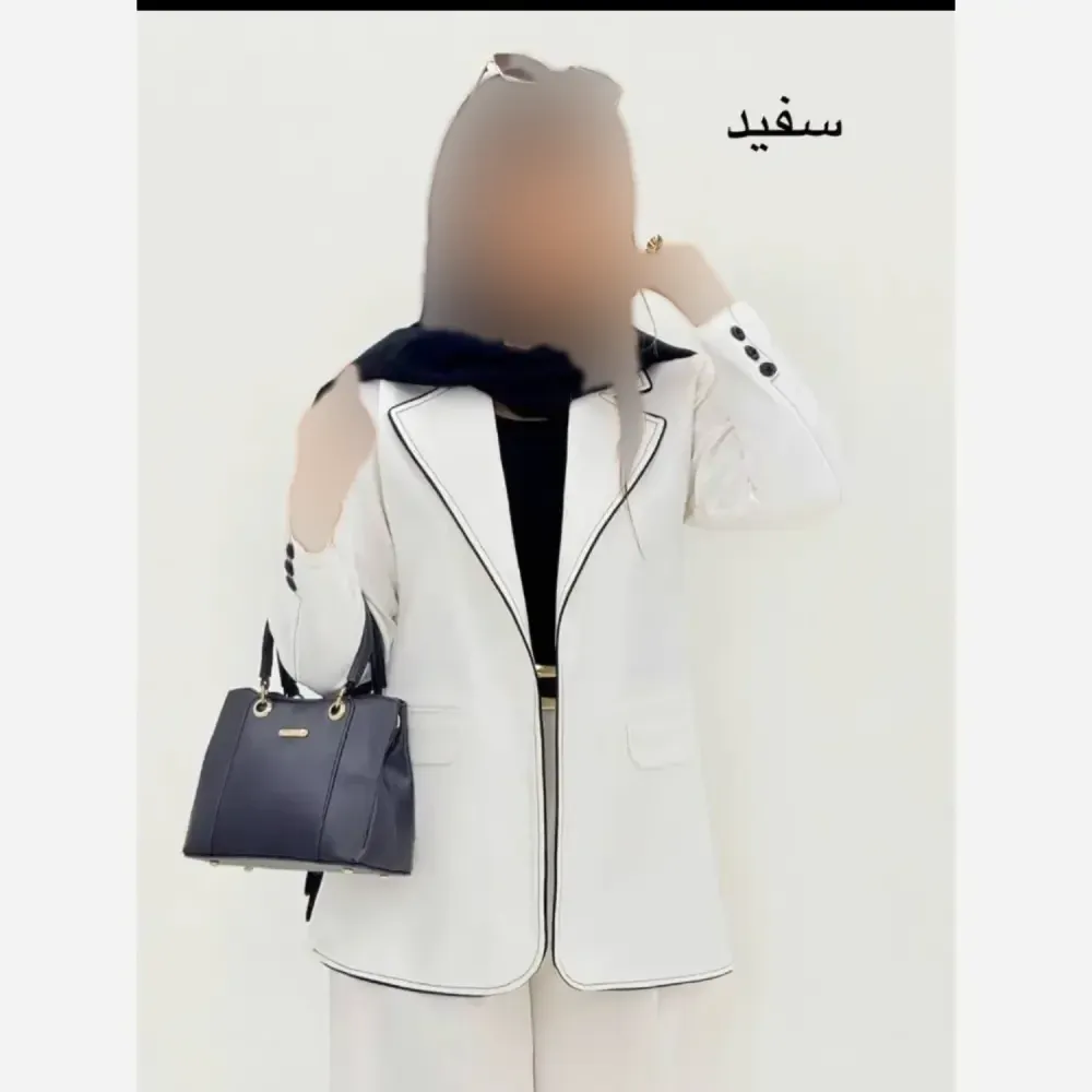 کت تک زنانه مدل جیران جنس کرپ مازراتی با دوخت مزونی