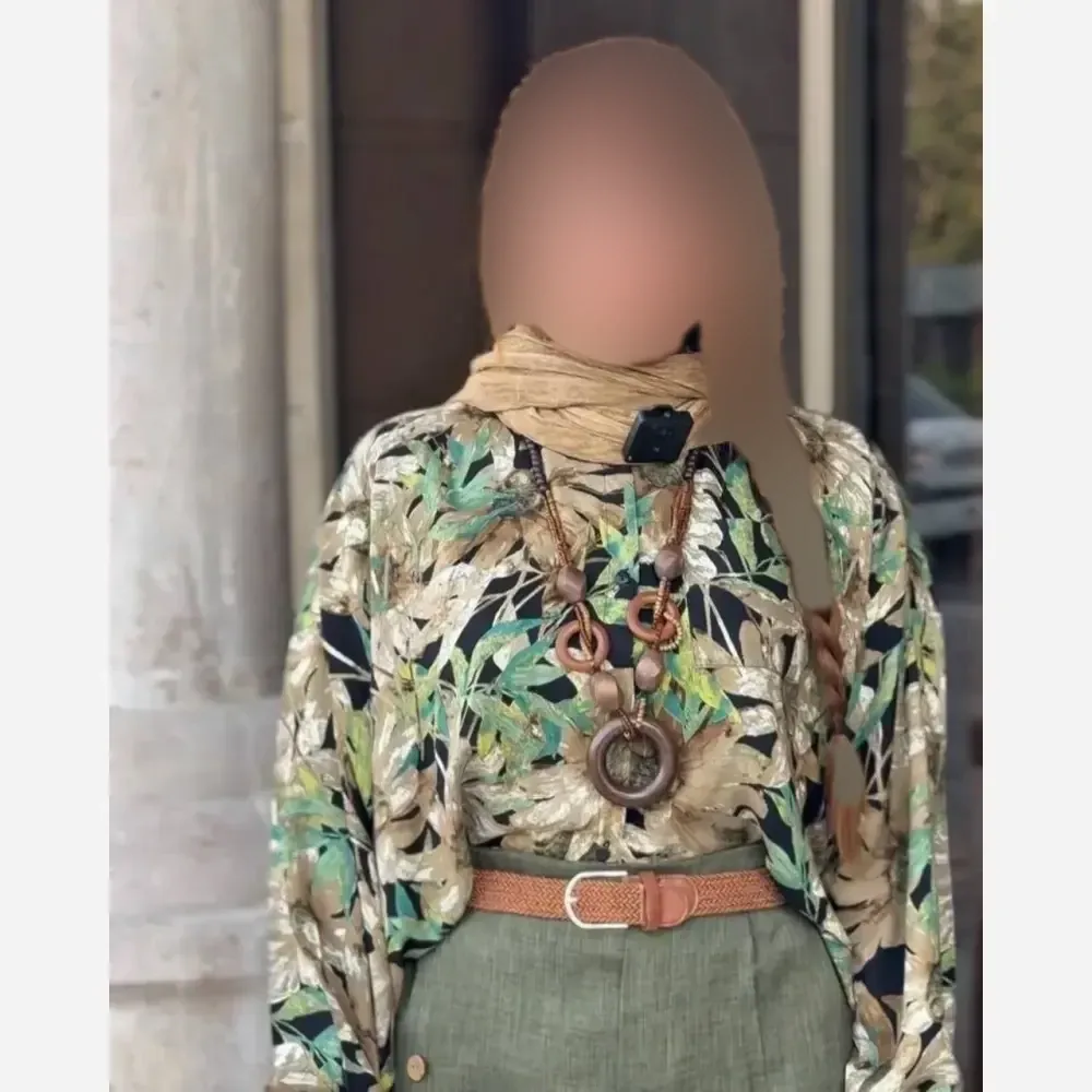 ست شومیز و شلوار زنانه لینن مدل ترلان در سه رنگ