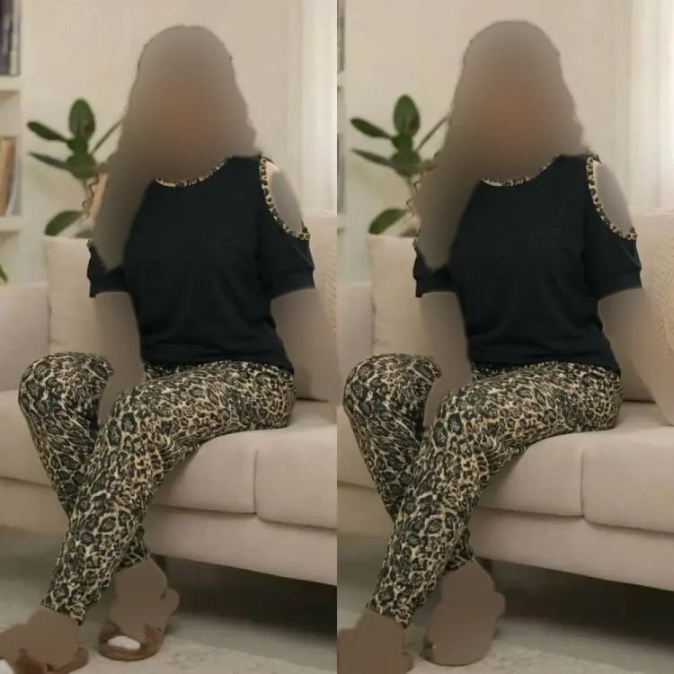 ست تیشرت و شلوار زنانه مدل پرنس جنس ویسکوز کش سایز فری 38 تا 48
