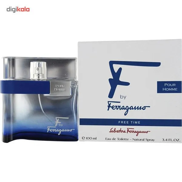 ادو تویلت مردانه سالواتوره فراگامو مدل F By Ferragamo Free Time حجم 100 میلی لیتر