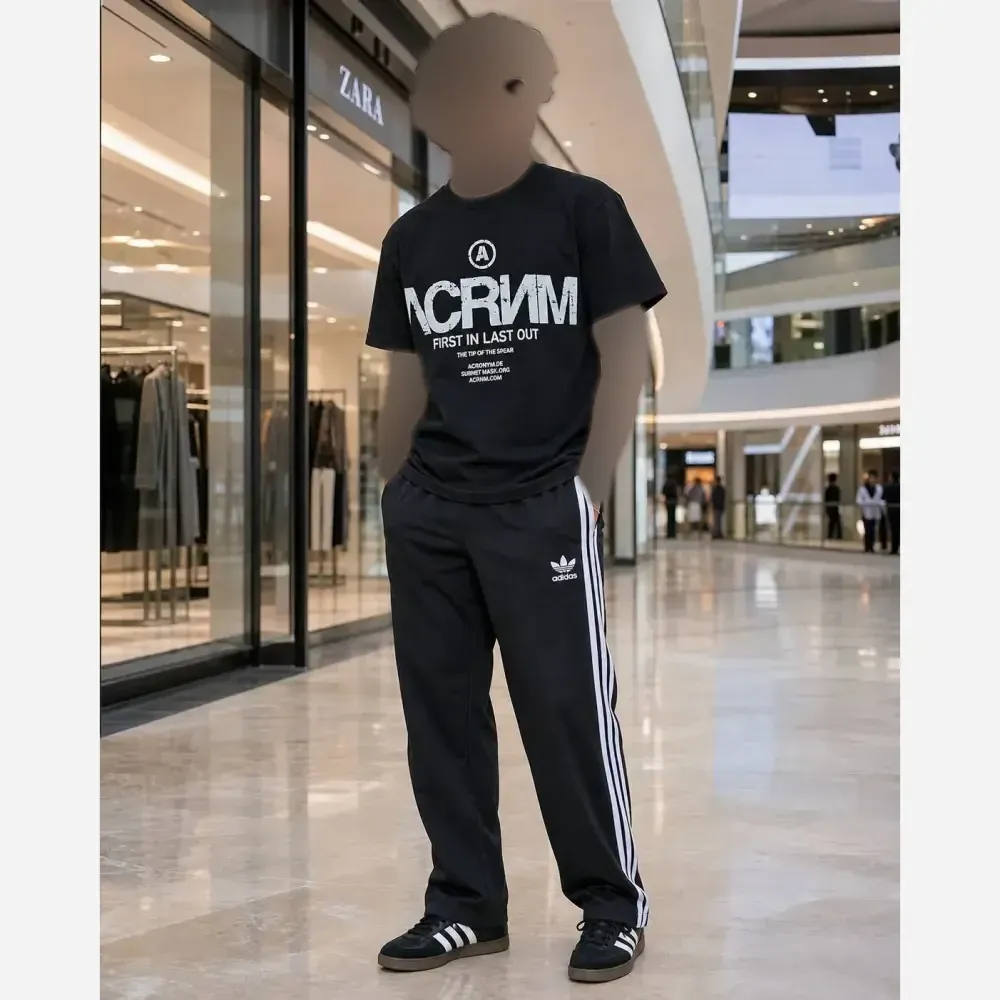 ست تیشرت و شلوار مردانه مدل ACRNM پنبه سوپر و اسپان نخ
