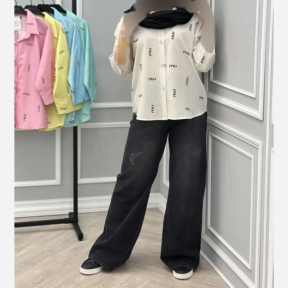 شومیز زنانه مدل میو جنس سوپر ینزی درجه یک فری سایز