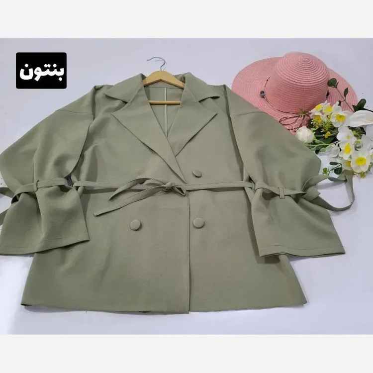 کت دامن پاپیون جنس مازراتی فری سایز تا 46