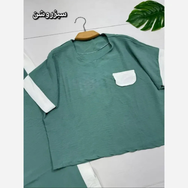 کیف fashion جنس نانسی رنگ نسکافه ای ابعاد 20 در 20 سانت