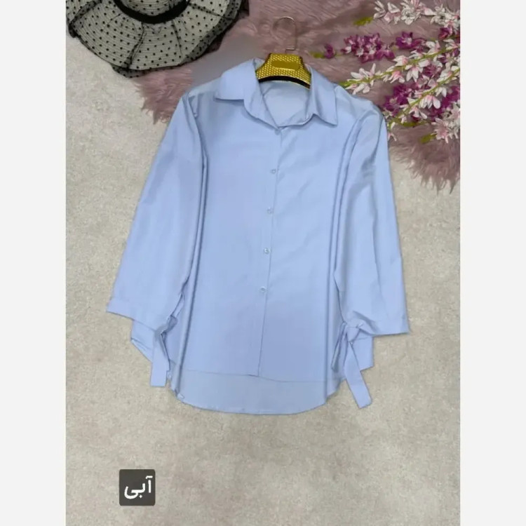 شومیز گره ای نیکی فری سایز 38 تا 48 پری درجه یک خنک سبک