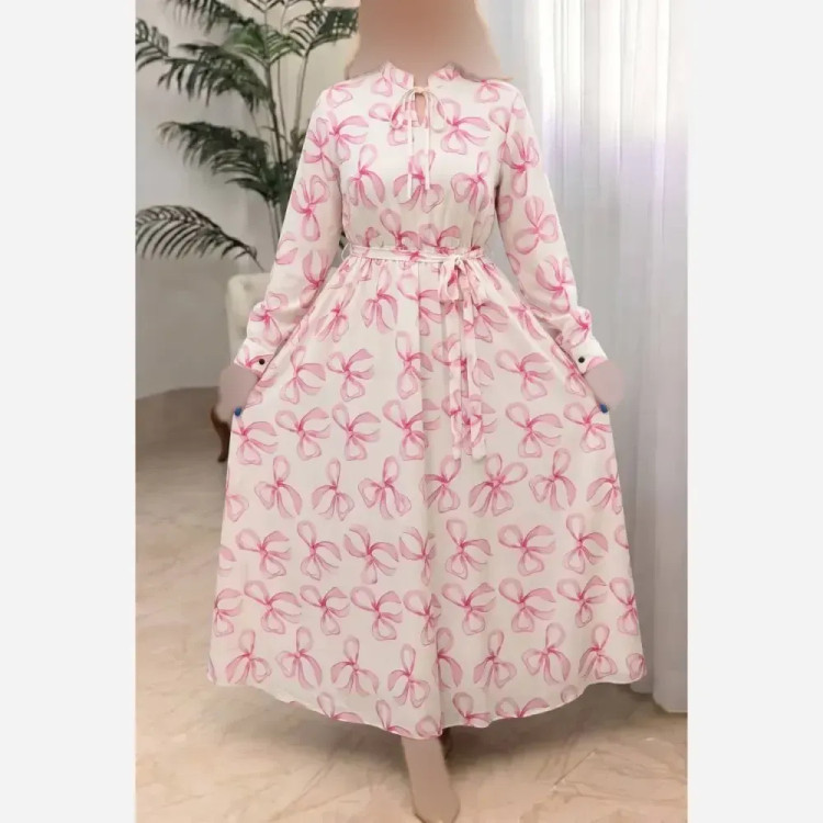 پیراهن زنانه سورن جنس بوگاتی درجه یک سایز فری 38 تا 46