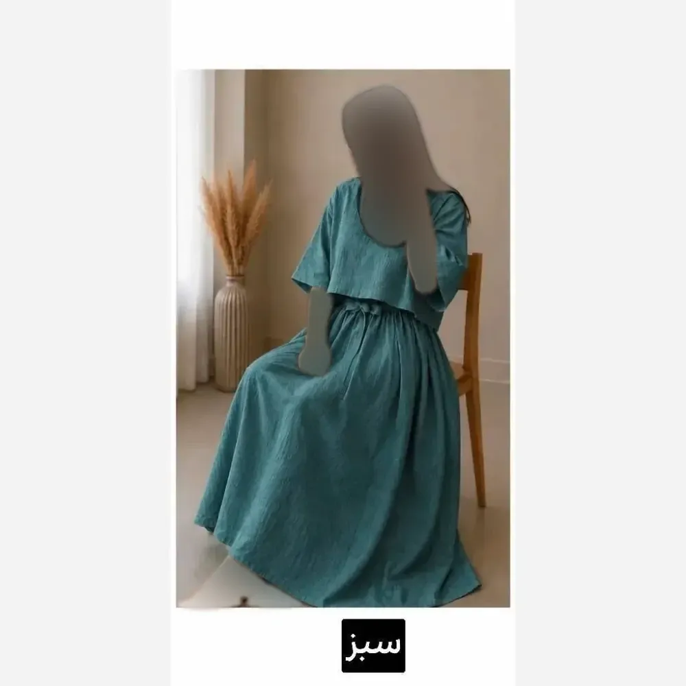ست دو تکه زنانه مدل شکوفه جنس صوفیا زیپی فری سایز تا 48