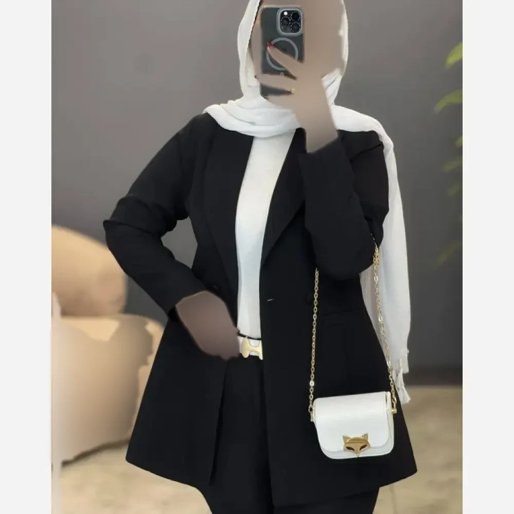 کت و شلوار نفس مازراتی مشکی سایز 1 و 2
