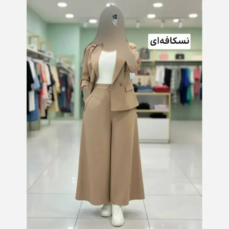 ساحلی پلنگی جنس الیزه فری سایز کمربنددار