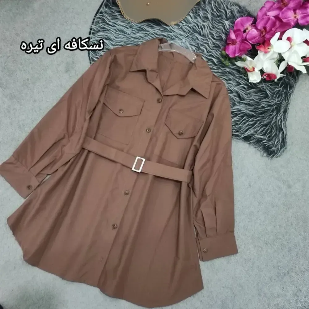 مانتو داکرون فری سایز نسکافه ای