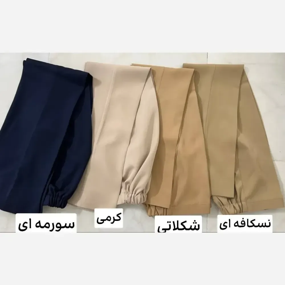 شلوار دمپا گشاد زنانه جنس مازراتی درجه یک قد 100 رنگ بندی متنوع سایز 38 تا 42