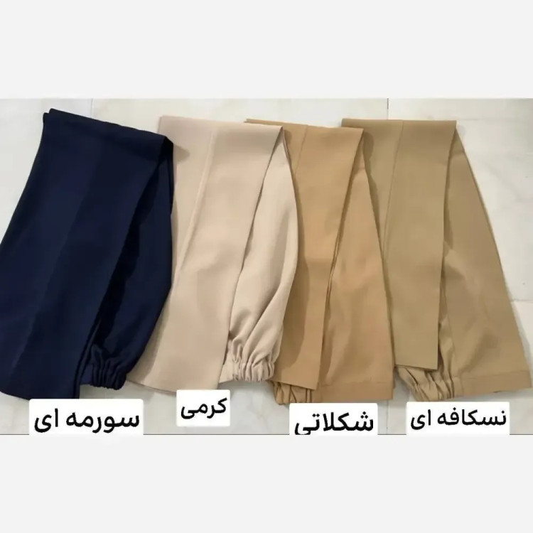 شلوار دمپا گشاد زنانه جنس مازراتی درجه یک قد 100 رنگ بندی متنوع سایز 38 تا 42