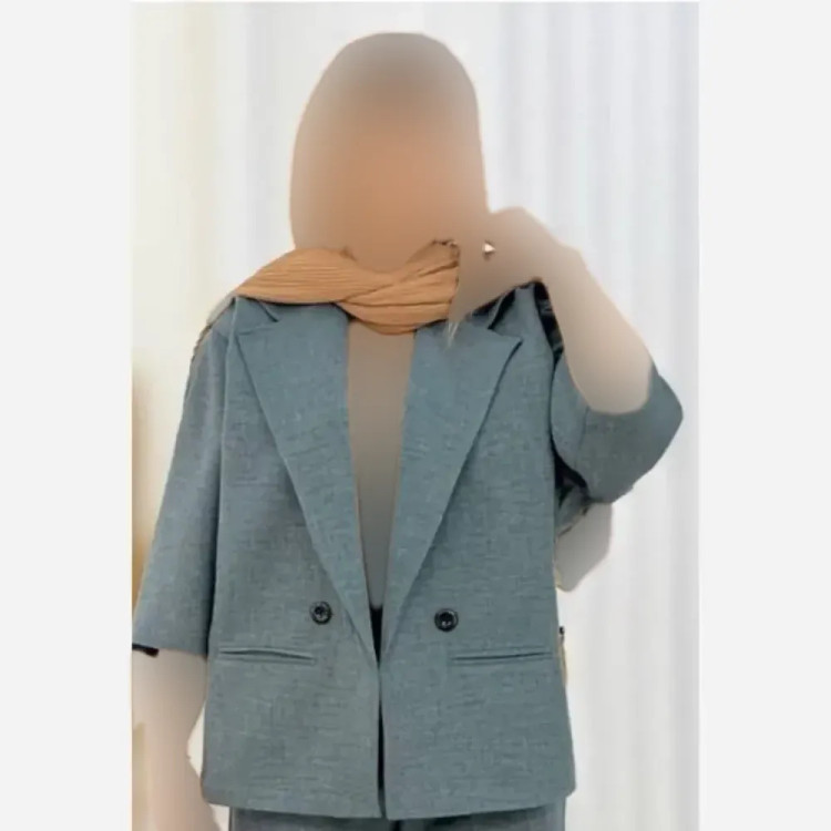 کت تک زنانه شانتون اسلپ تابستانه مزونی