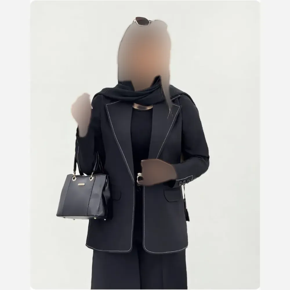 کت تک رویال جنس مازراتی درجه یک رنگ مشکی و سفید