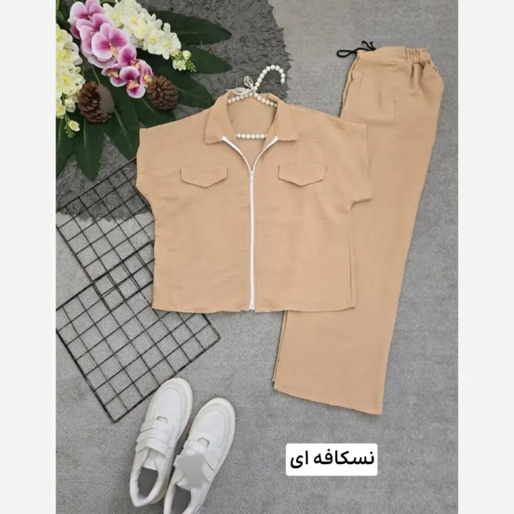 پیراهن نورا جنس دبل عنکبوتی فری سایز