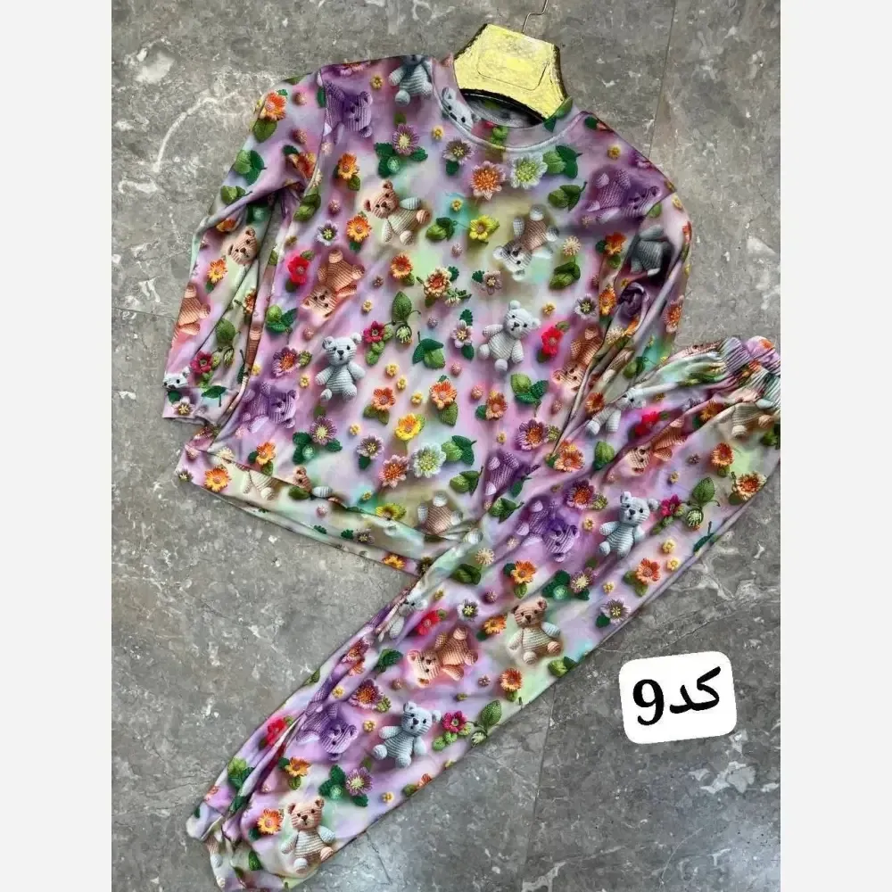 بلوز و شلوار بچگانه مخمل وارداتی نرم و لطیف مناسب سن 1 تا 8 سال