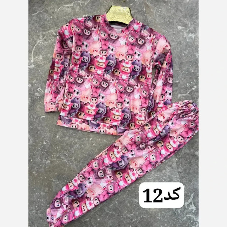 بلوز و شلوار بچگانه مخمل وارداتی نرم و لطیف مناسب سن 1 تا 8 سال